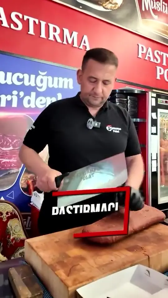 Kayseri pastırması videosu